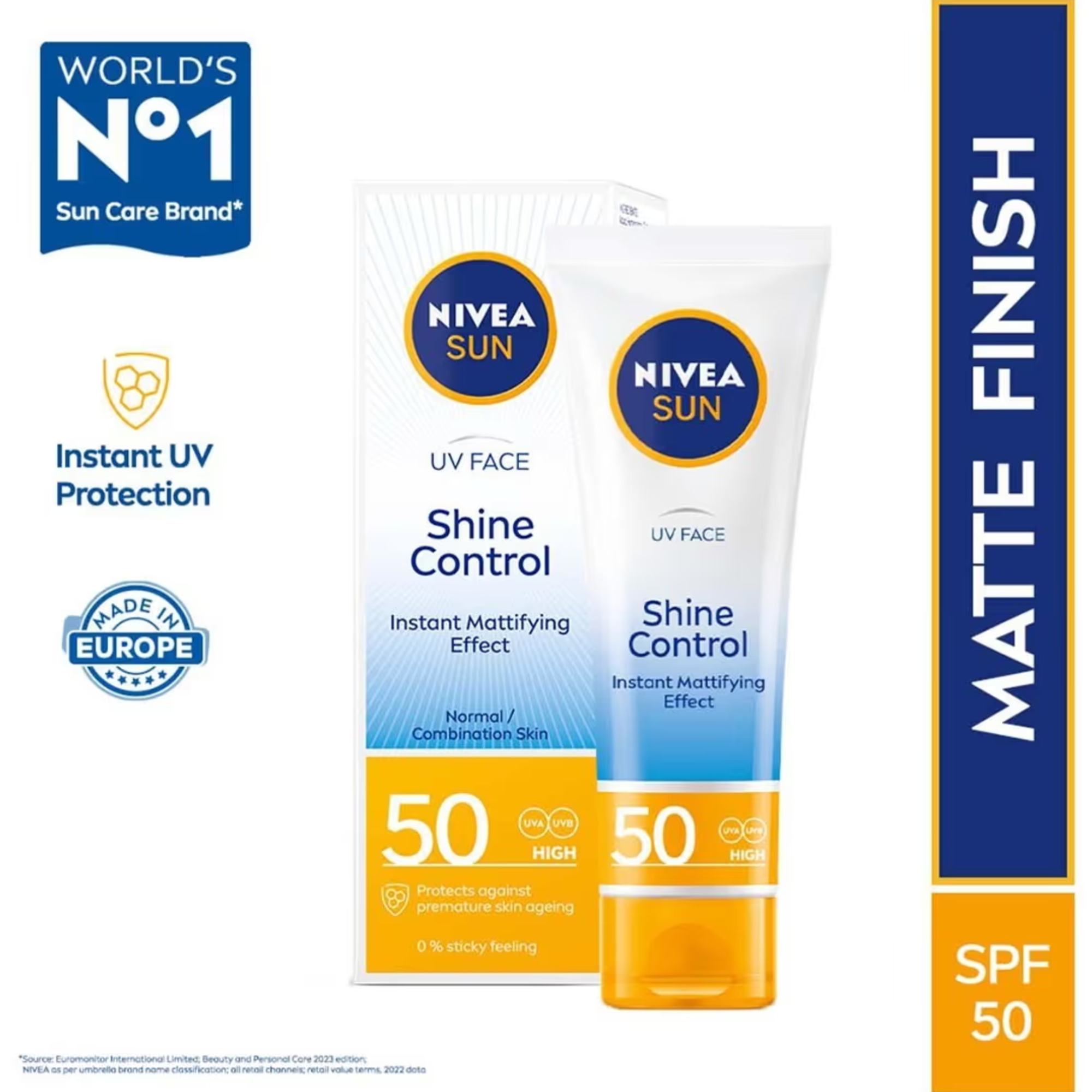 NIVEA Sun Face Shine Control Cream Spf 50 | 50.0 m...